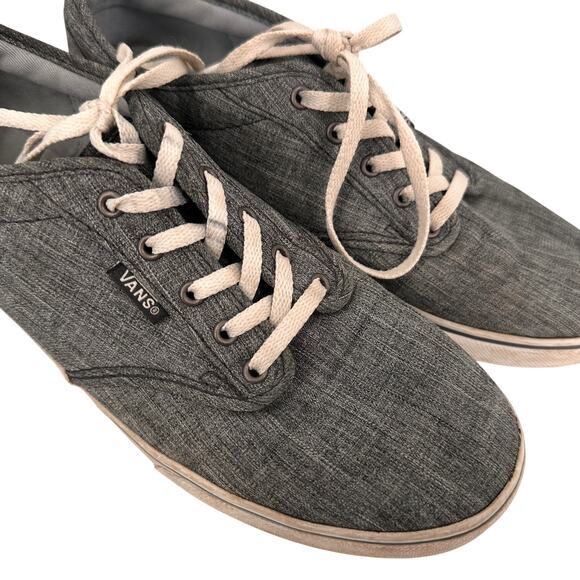 Vans Women’s Grey Old Skool Low Top Lace Up Sneakers Size 8 - Picture 7 of 7